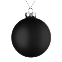 Елочный шар Finery Matt, 10 см