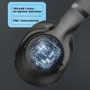 беспроводные накладные наушники stereo ultra anc, bt 5.4, anc/enc, 500мач