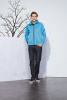 Куртка флисовая мужская New look men 250 бирюзовая, размер S