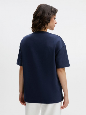 Футболка унисекс Durington, темно-синяя, размер 3XL/4XL