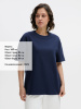 Футболка унисекс Durington, темно-синяя, размер 3XL/4XL