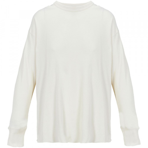 Футболка с длинным рукавом Thermal T, бежевая (неокрашенная), размер S