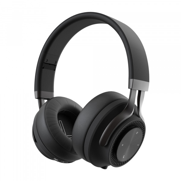 беспроводные накладные наушники stereo style anc , bt 5.0, anc, 500мач