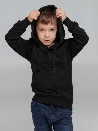 Худи детское Kirenga Kids 2.0, черное, 10 лет