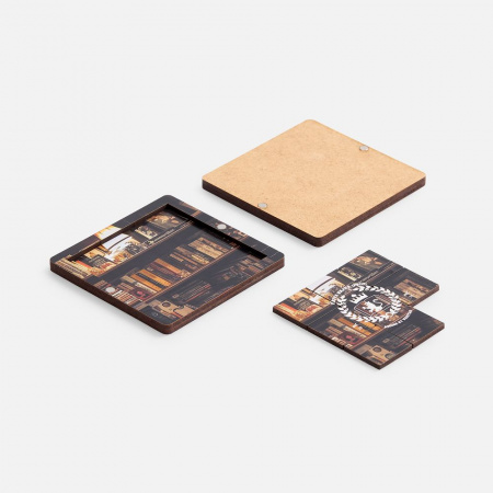 головоломка-пятнашки с крышкой puzzlebox на заказ