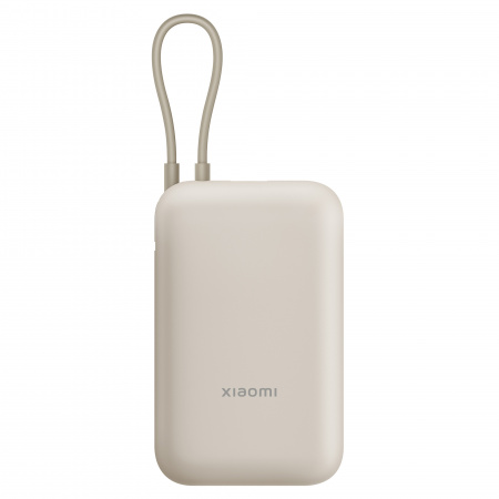 внешний аккумулятор со встроенным кабелем xiaomi power bank (integrated cable), 10000 мач