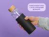 стеклянная бутылка для воды в силиконовом чехле «refine»