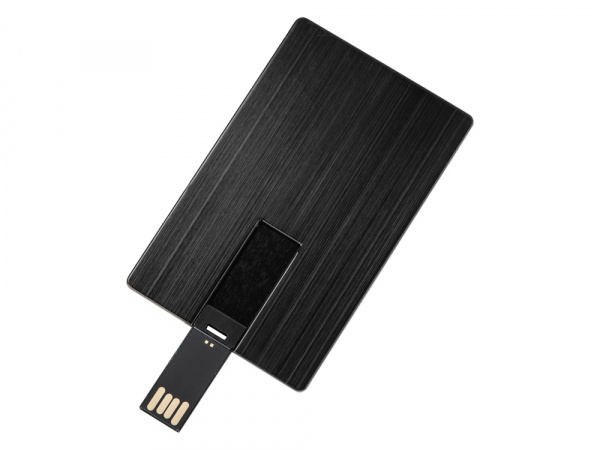 usb-флешка на 16 гб «card metal» в виде металлической карты