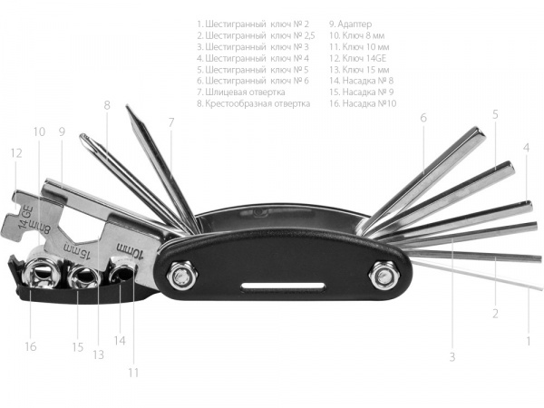 многофункциональный инструмент «multi-16»