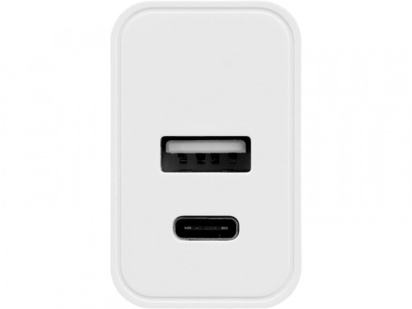 сетевое зарядное устройство c выходами usb-a и usb-c «recharger», 10 вт