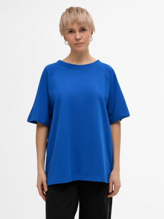 Футболка унисекс T2, синяя, размер XL/XXL