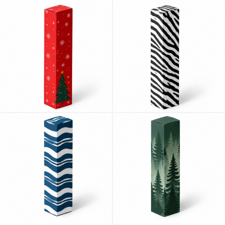 коробка с полноцветной запечаткой «слим» под ручку, 150х20х20 мм
