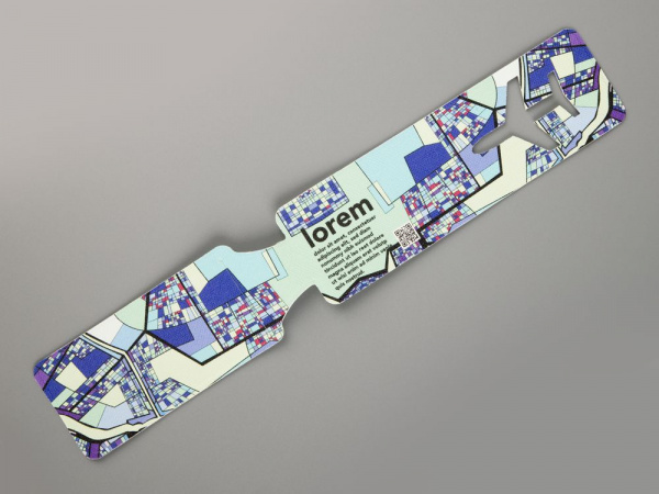 багажная бирка devon print на заказ