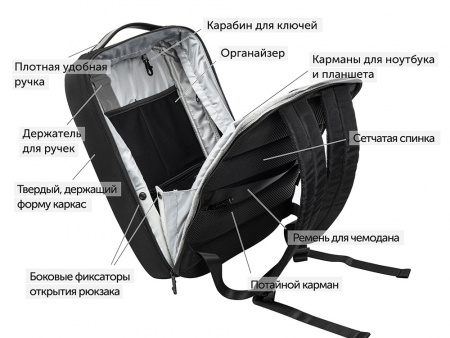 рюкзак «toff» для ноутбука 15,6"