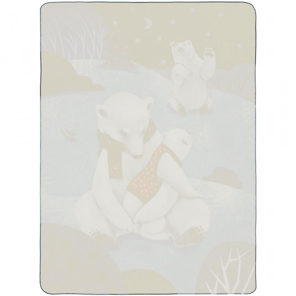 флисовый плед wintart bear