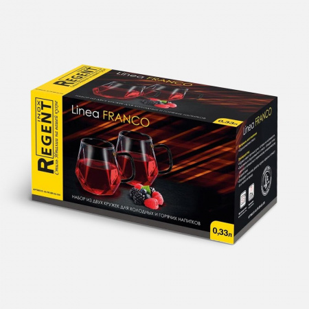 набор из двух кружек linea franco