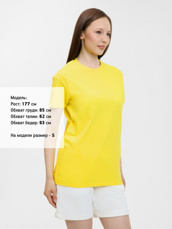 Футболка Regent 150 желтая (лимонная), размер XL