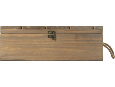 коробка подарочная из массива дерева «two-bottle box»