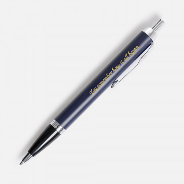 Ручка шариковая Parker IM Core Matte Blue CT
