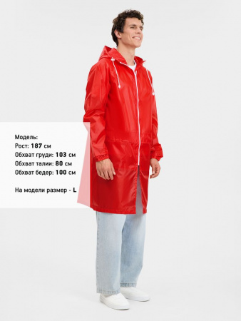 Дождевик Rainman Zip Pro красный, размер S