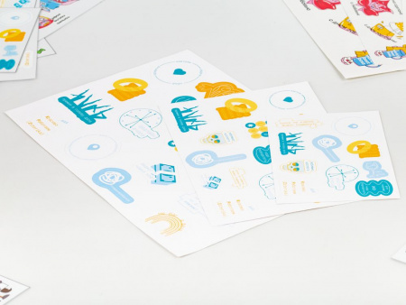 наклейки пвх sticker pack на заказ