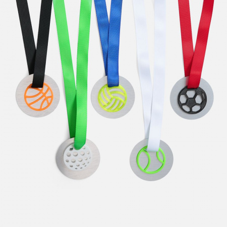 медаль-конструктор fundo с 3d-подвеской sport