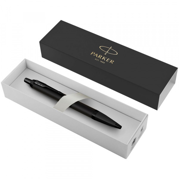 ручка шариковая parker im achromatic black