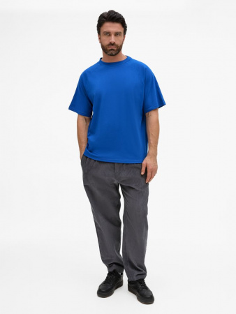 Футболка унисекс T2, синяя, размер XL/XXL