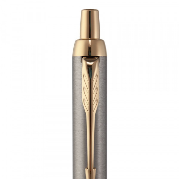 ручка шариковая parker im core k321 brushed metal gt m