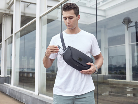 антикражная сумка на пояс clickpack